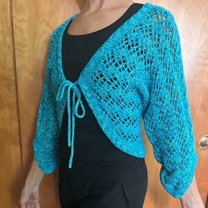 Mix No. 6 Teal Knit Cardigan